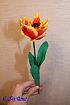 Махровый тюльпан из фоамирана фото, картинки