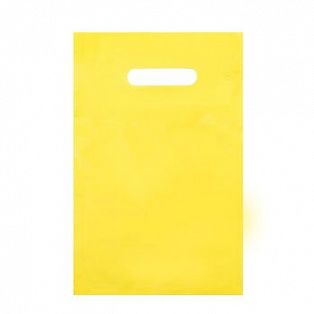 Пакет полиэтиленовый с вырубной ручкой, Желтый 30-40 См, 30 мкм 9044115 фото