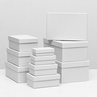 Коробка подарочная белая №8 5084374/8 13,5 х 8 х 5 см; фото, картинки