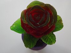 Мыло-сувенир "Роза в горшке" фото