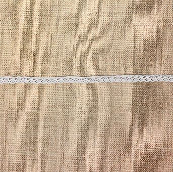 Кружево вязаное "Ажурное деревце", 1см*1м, цвет белый фото, картинки