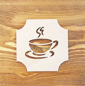 Подставка под горячее "Чашка чая" (квадрат без углов 10*10 см) фото, картинки