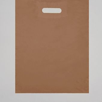 Пакет полиэтиленовый, с вырубной ручкой, коричневый, 34 х 45, 33 мкм   4689691 фото, картинки