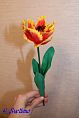 Махровый тюльпан из фоамирана